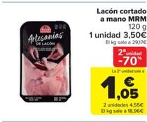 Oferta de Lacon Cortado A Mano por 3,5€ en Carrefour Market