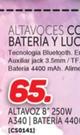 Oferta de Coolsound - Altavoces Con Batería Y Luces por 65€ en Mandatelo.com
