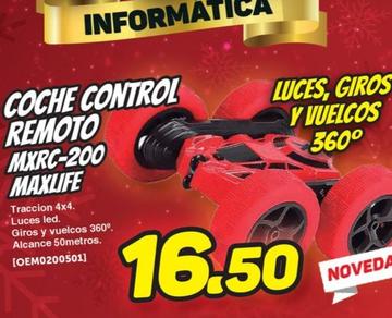 Oferta de Coche Control Remoto Mxrc-200 Maxlife por 16,5€ en Mandatelo.com