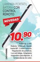 Oferta de Lámpara Portátil Batería Con Control Remoto por 10,9€ en Mandatelo.com