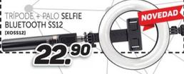 Oferta de Trípode+palo Selfie Bluetooth Ss12 por 22,9€ en Mandatelo.com