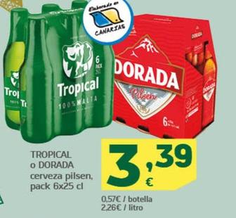 Oferta de Cerveza Pihlsen por 3,39€ en HiperDino