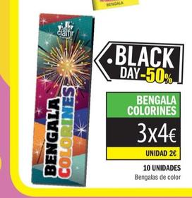 Oferta de Bengala Colorines por 2€ en Hipercohete