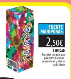 Oferta de Mariposas - Fuente por 2,5€ en Hipercohete