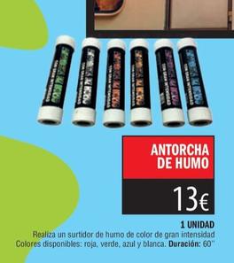 Oferta de Antorcha De Humo por 13€ en Hipercohete