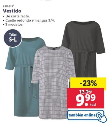 Oferta de Vestido por 9,99€ en Lidl