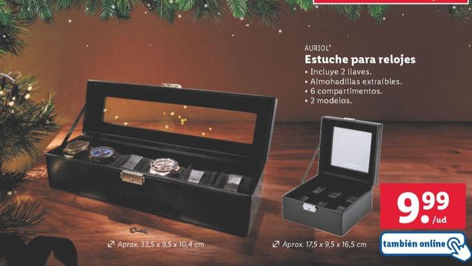 Oferta de Estuche Para Relojes por 9,99€ en Lidl