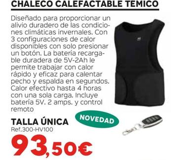 Oferta de Chaleco Calefactable Temico por 93,5€ en Isolana