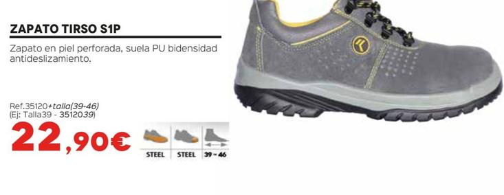 Oferta de Zapato Tirso S1p por 22,9€ en Isolana