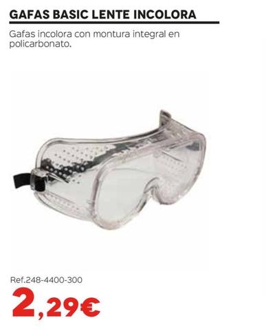 Oferta de Gafas Basic Lente Incolora por 2,29€ en Isolana