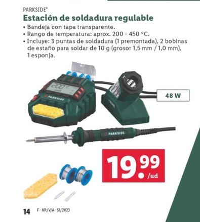 Soldador de hilo tubular Inverter, Lidl