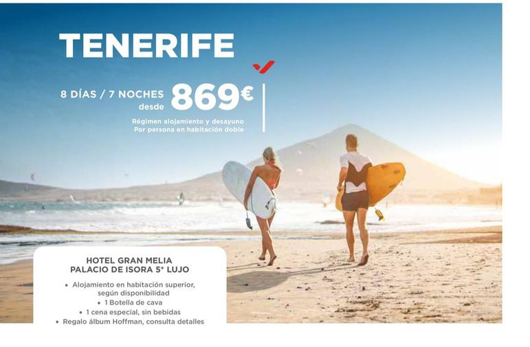 Oferta de Tenerife por 869€ en Halcón Viajes