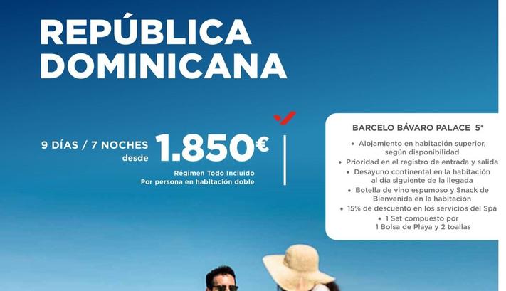Oferta de Viajes por 1850€ en Halcón Viajes