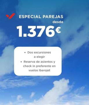 Oferta de Punta Cana Especial Parejas por 1376€ en Halcón Viajes