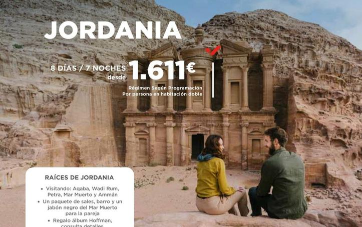 Oferta de Viajes a Jordania por 1611€ en Halcón Viajes