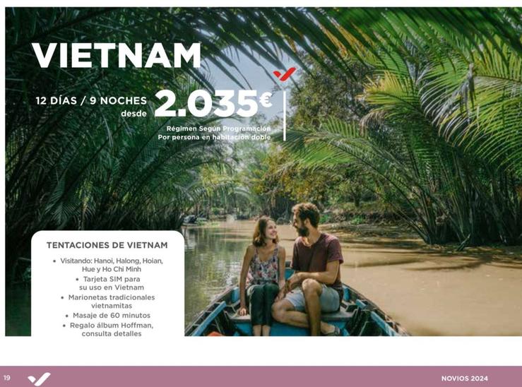 Oferta de Vietnam por 2035€ en Halcón Viajes