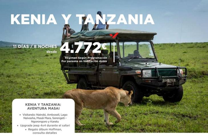Oferta de Kenia Y Tanzania por 4772€ en Halcón Viajes