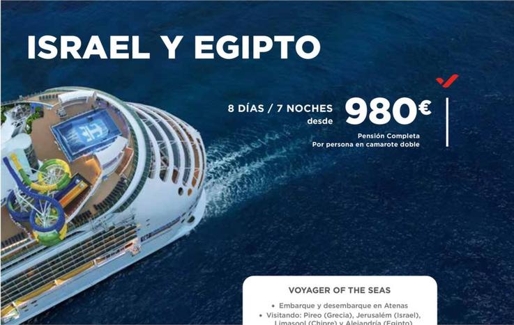 Oferta de Viajes a Egipto por 980€ en Halcón Viajes