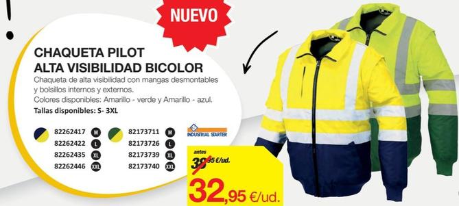 Oferta de Chaqueta Pilot Alta Visibilidad Bicolor por 32,95€ en Distriplac
