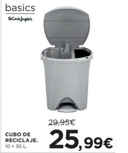 Cubo basura reciclaje hipercor hot sale