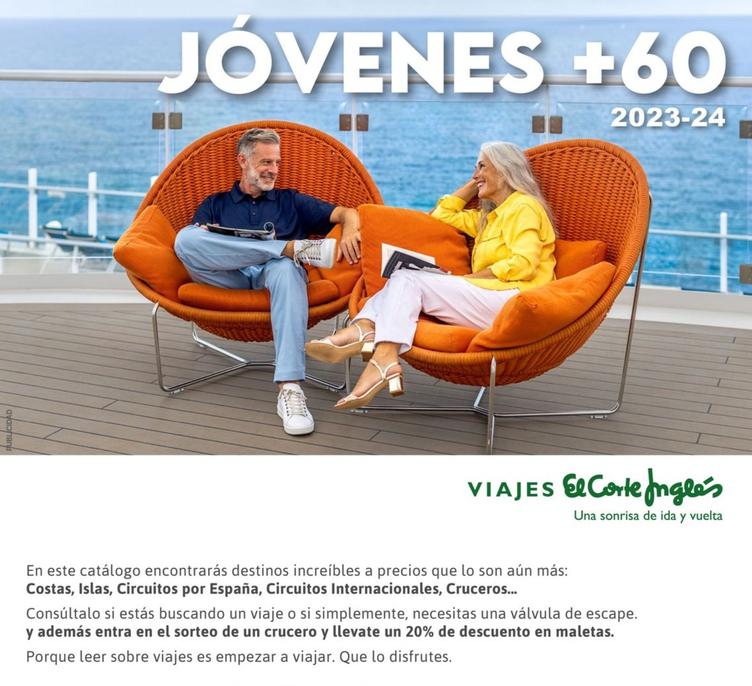 Oferta de Jovenes +60 en Viajes El Corte Inglés