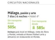 Oferta de Málaga, Pasión Y Arte por 505€ en Viajes El Corte Inglés