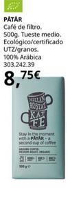 Oferta de Patar - Cafe de Fitro por 8,75€ en IKEA