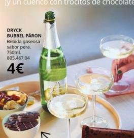 Oferta de Dryck Bubbel Paron - Bebida Gaseosa Sabor Pera por 4€ en IKEA