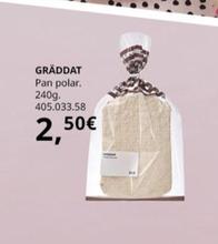 Oferta de Graddat - Pan Polar por 2,5€ en IKEA