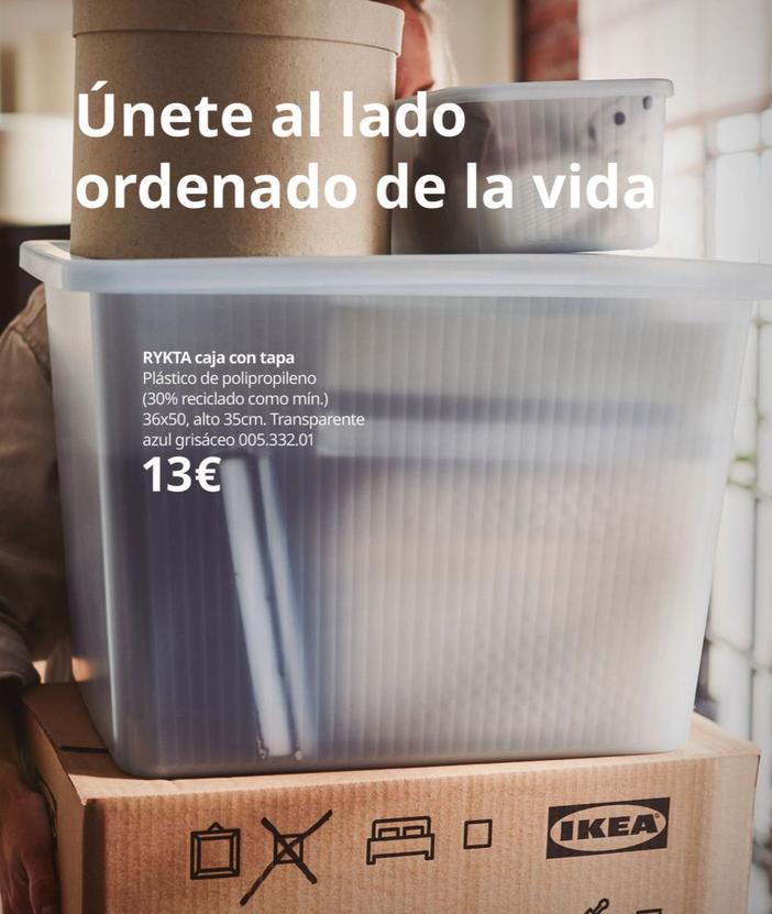 Oferta de Caja con tapa en IKEA