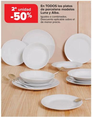 Platos best sale sueltos carrefour