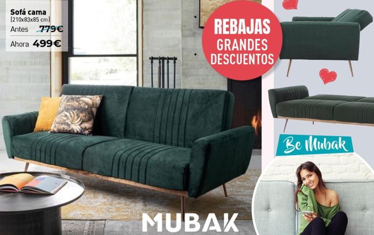 Oferta de Sofás cama por 499€ en WOW Málaga, Style&Home by Mubak