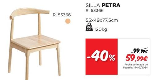 Oferta de Petra - Silla  por 59,99€ en Espaço Casa