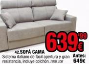 Oferta de Sofa Cama por 639,99€ en Rapimueble