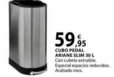 Oferta de Cubo Pedal Ariane Slim 30 L por 59,95€ en CMB Bricolage
