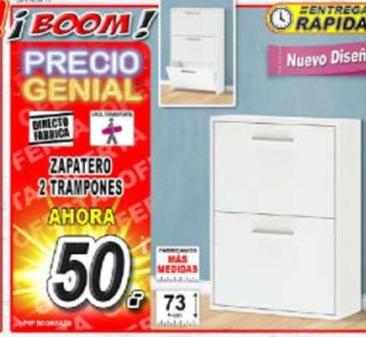 Oferta de Zapatero 2 Trampones por 50€ en Muebles Boom