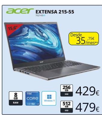 Oferta de Acer - Extensa 215-55 702143xx por 429€ en Ecomputer