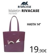 Oferta de Rivacase - Maletin por 19,9€ en Ecomputer
