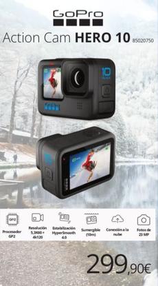 Oferta de GoPro - Cam Action Cam Hero 10 por 299,9€ en Ecomputer