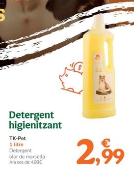Oferta de Detergent Higienitzant por 2,99€ en Tiendanimal