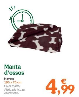 Oferta de Nayeco - Manta D'ossos por 4,99€ en Tiendanimal