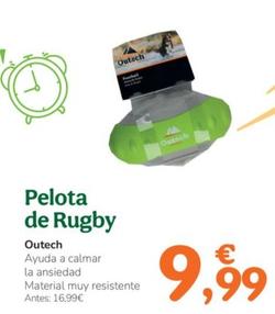 Oferta de Outech - Pelota De Rugby por 9,99€ en Tiendanimal
