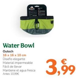 Oferta de Outech - Water Bowl por 3,99€ en Tiendanimal