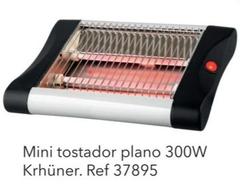 Oferta de Krhuner - Mini Tostador Plano por 10€ en Tiendas MGI
