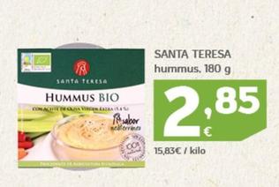 Oferta de Santa teresa - Hummus por 2,85€ en HiperDino