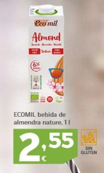 Oferta de Ecomil - Bebida De Almendra Nature por 2,55€ en HiperDino
