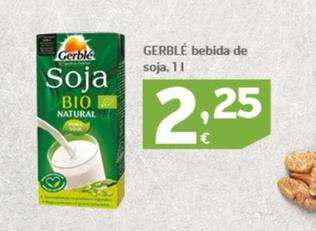Oferta de Gerblé - Bebida De Soja por 2,25€ en HiperDino
