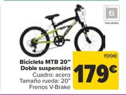 Bicicleta doble suspension discount carrefour