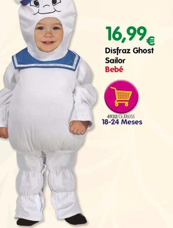 Disfraz fantasma bebe 18-24 meses Juguetes Don Dino