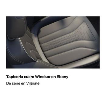 Oferta de Ford - Tapicería Cuero Windsor En Ebony en Ford